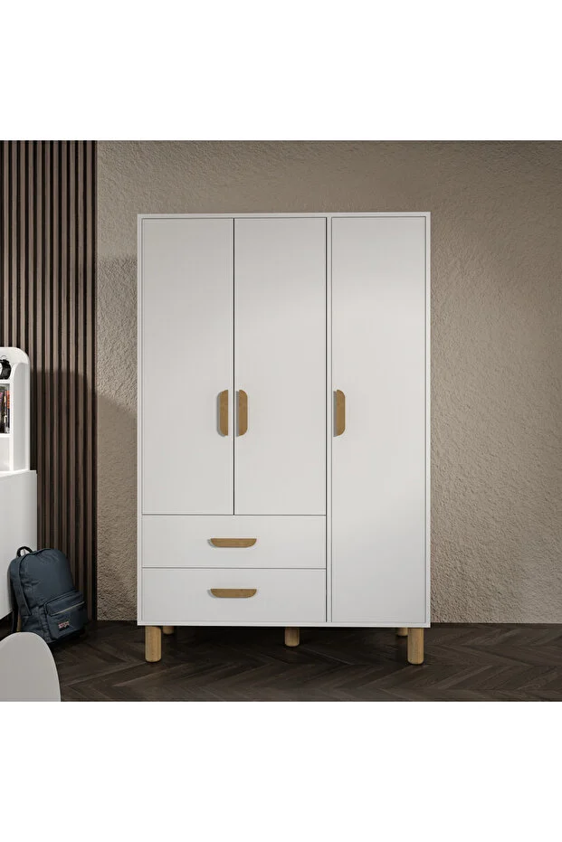 Bohem Cocuk Odası Takımı Yavrulu Masalı Tamamı Mdf Beyaz